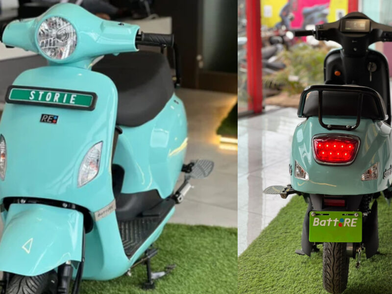 Grab the opportunity! Get the BattRE Storie electric scooter with amazing features and range for just Rs. 2700/month.