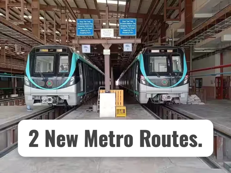 2 New Metro lines Gifted To Connect Delhi, Noida and Greater Noida. Easy Way For Lakho Residents.