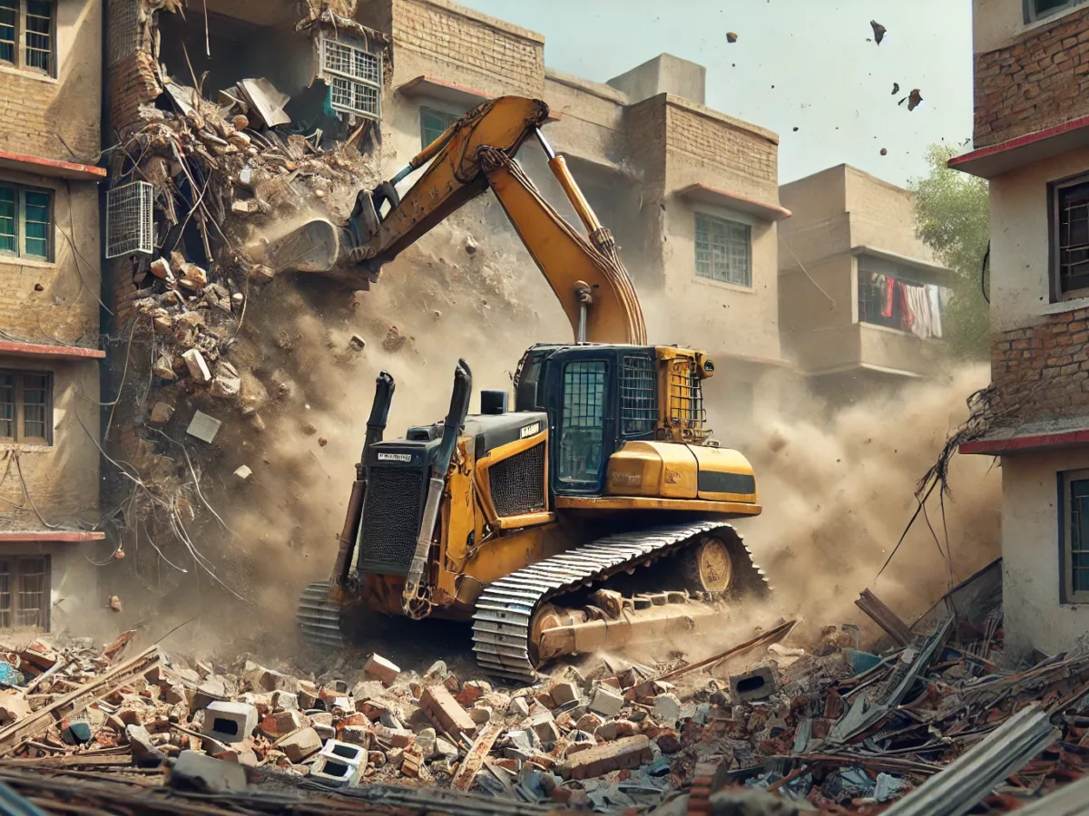 Buldozer Set to Demolish 300 Sites in Greater Noida. Order Passed for 4 Colonies Fully.