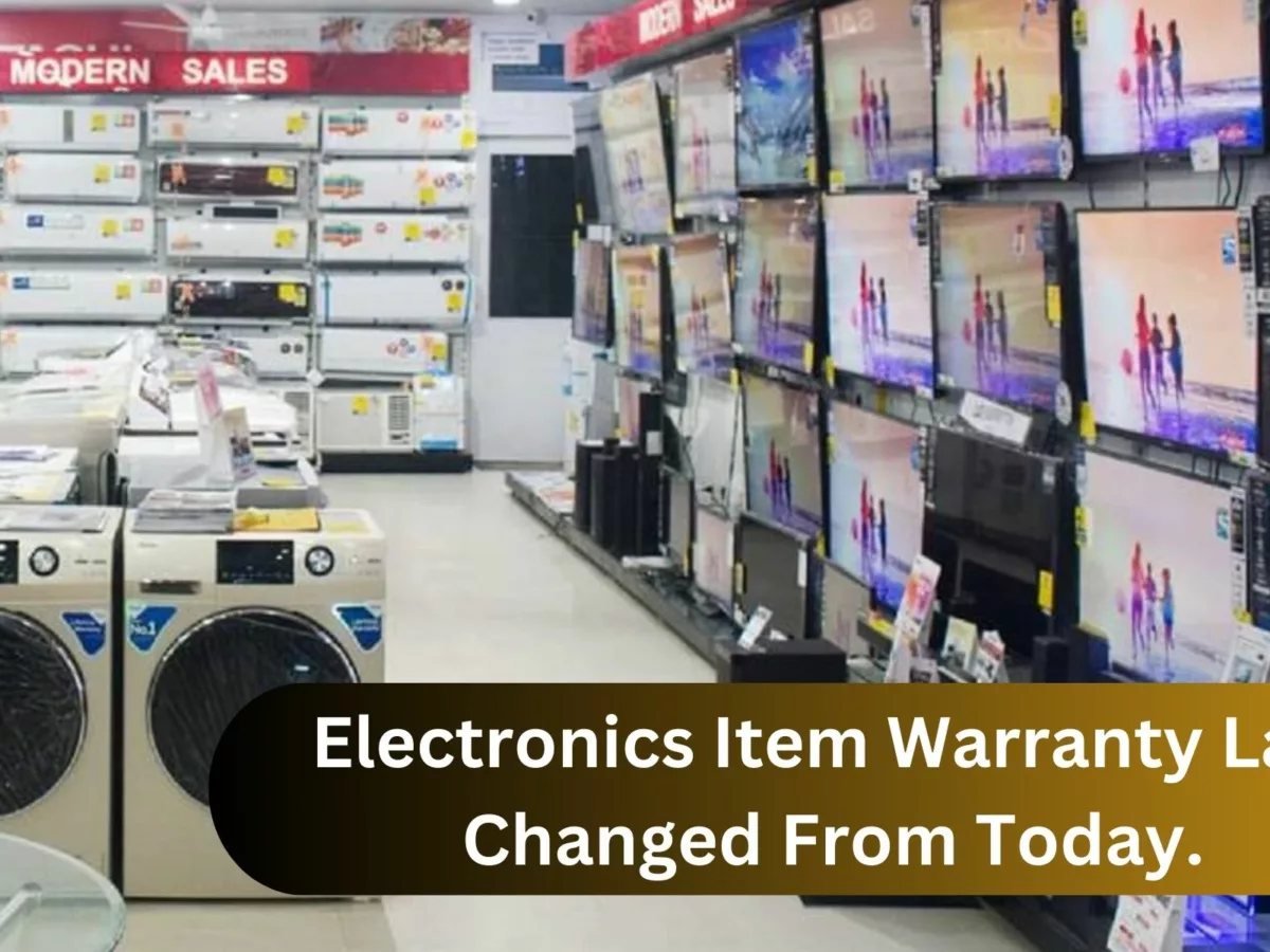 Electronics Item Warranty Law Changed. 10 Years Post Purchase Protection Means Full 10 Years Now.