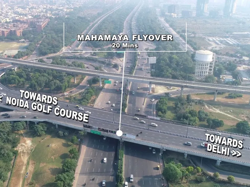 Delhi to Noida Mazon Route Lane Closing Announced. Check You Alternative Route For Mahamaya Flyover.