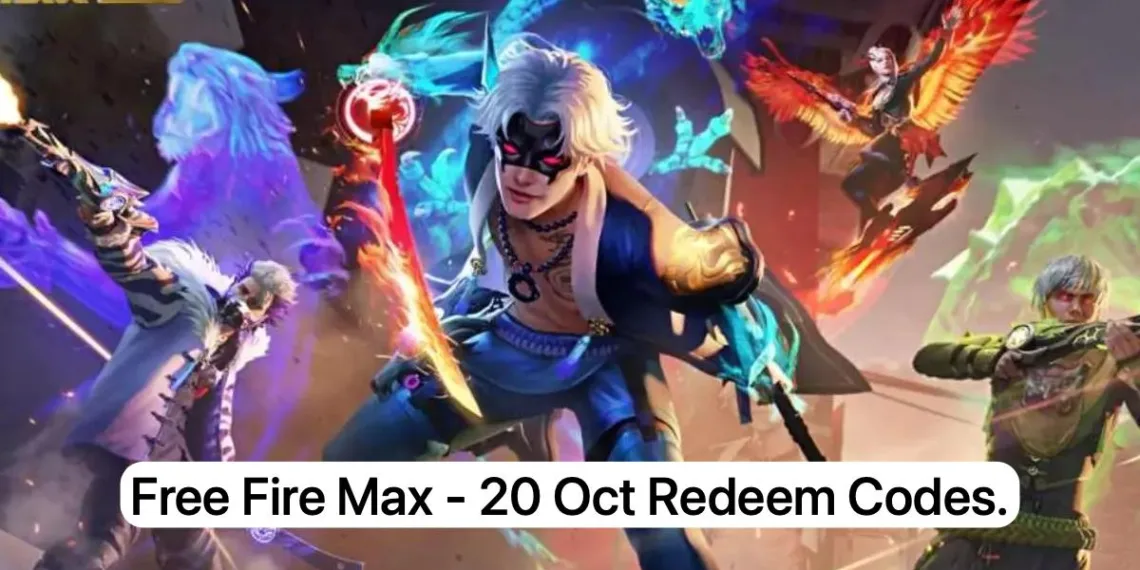 Free Fire Redeem Codes 20 Oct Free Fire Max Redeem Codes. 14 Active Coupons Will Unlock Many Items.