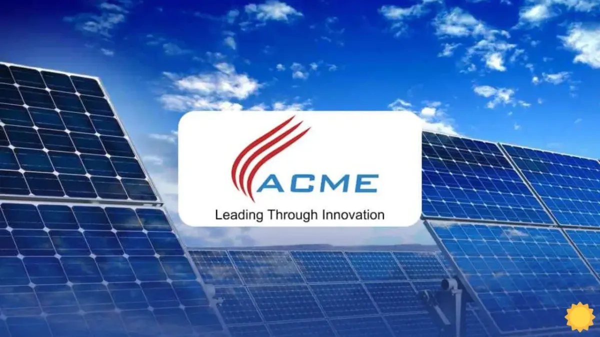 Acme Solar Companys Ipo Is Coming Soon In India Should Acme Solar Company'S Ipo Is Coming Soon In India, Should You Also Take It? Know All The Details