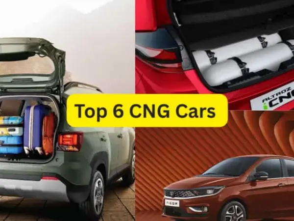 6 Cng Cars With Two Cylinders; Mileage Can Reach 28 Km And Offer More Boot Space.