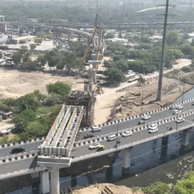 Ncrtc Successfully Installs 200-Ton Steel Span For Namó Bharat Corridor, Connecting Sarai Kale Khan Station To Jungpura Stabling Yard In Delhi