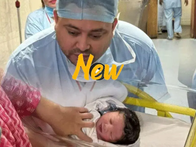 Tejashwi Yadav Got Son. Wife Rajshree All Ok In Kolkata Hospital. Photos In Public Now.