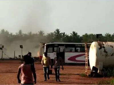 Another Big Bad News In Country, Ongc Gas Leak Not Getting Controlled. 1200 People Sent To Camps.