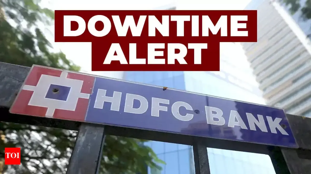 Hdfc Down Alert Hdfc Bank To Temporarily Suspend 7 Services For System Upgrade On Aug 22-23