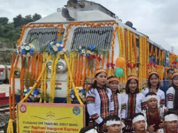 Prime Minister Modi Launches Mizoram’S First Capital Express, Connecting Aizawl To Delhi, Enhancing Northeast Rail Connectivity.