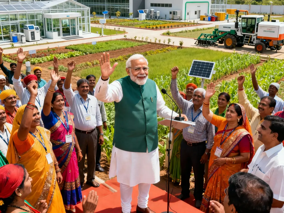 Prime Minister Modi Launches ₹35,440 Crore Mega Agriculture Schemes